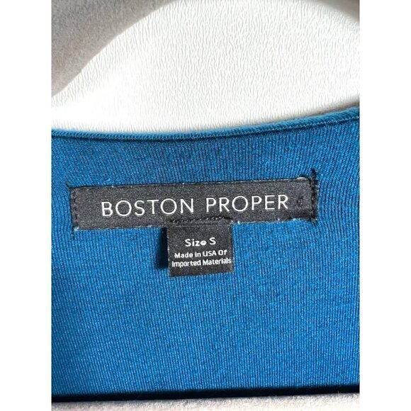 Boston proper blue long sleeve top - Picture 4 of 8